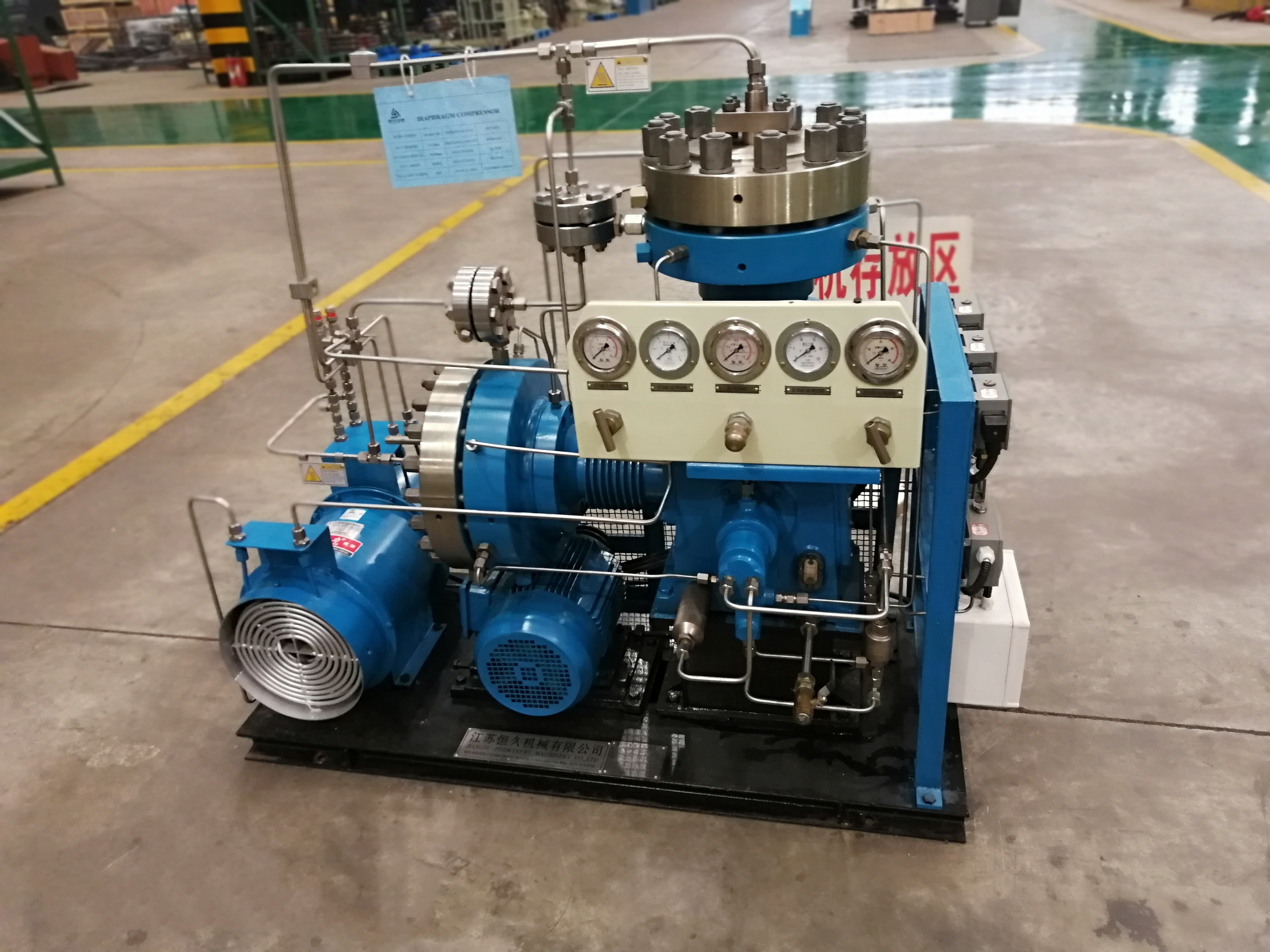 GL diaphragm compressor